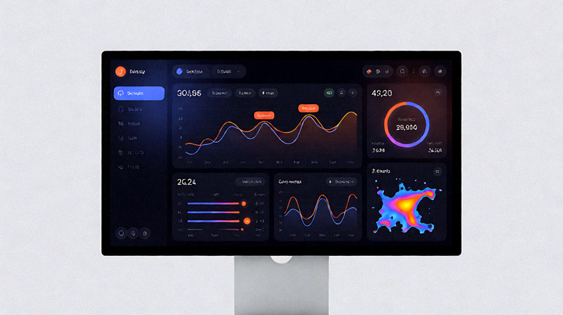 体育赛事数据分析看板与统计图表展示